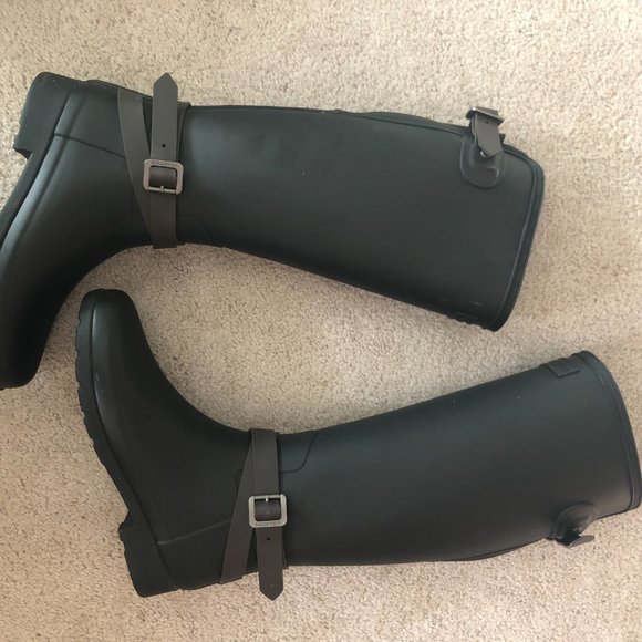 Hunter Refined Slim Fit Adjustable Rain Boot Size 7 - Picture 7 of 8